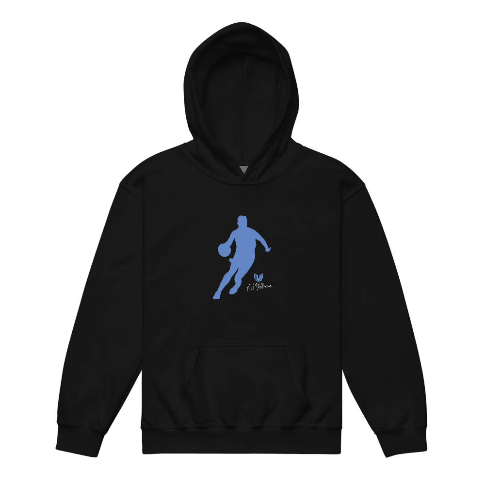 AJ Williams Silhouette Youth Hoodie Black - Black