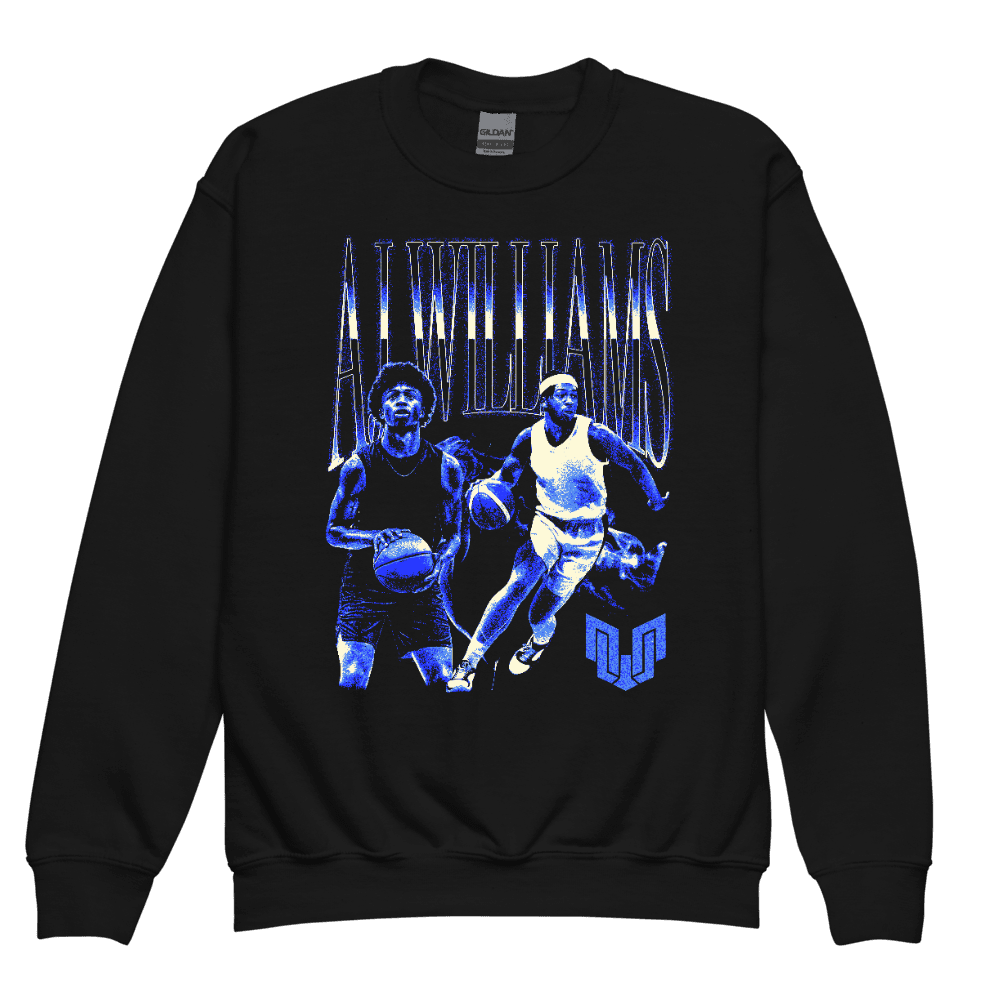 AJ Williams Vintage Youth Sweatshirt - Black
