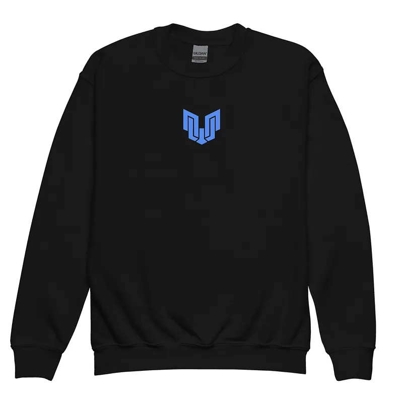 AJ Williams Vintage Youth Sweatshirt — Black