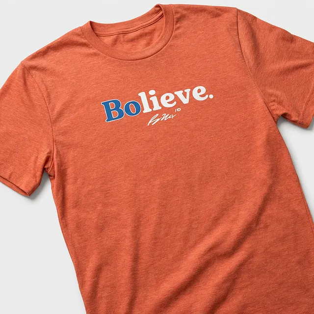 Bo Nix "Bolieve" T-Shirt Orange