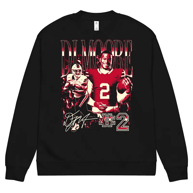 DJ Moore Vintage Crewneck — Black