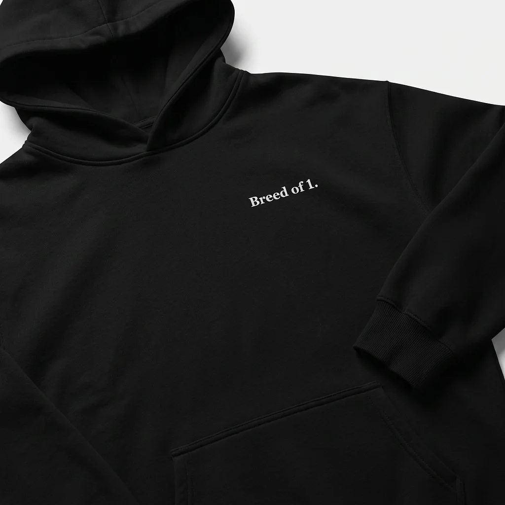 Jalen Hurts "Breed of 1" Embroidered Hoodie Black
