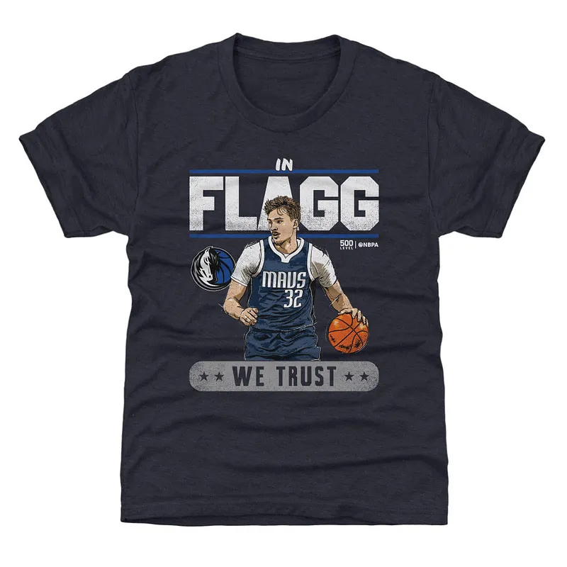 Cooper Flagg Dallas Mavericks Trust WHT