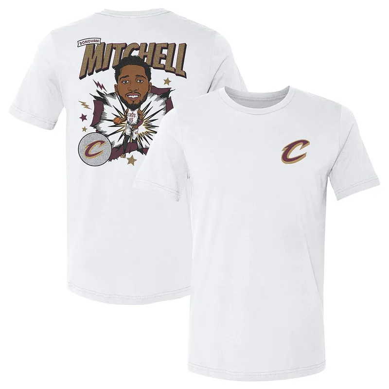 Donovan Mitchell Cleveland Cavaliers Caricature F&B