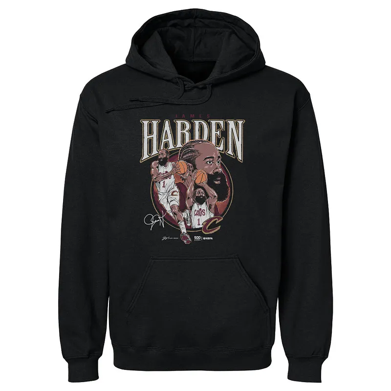 James Harden Cleveland Cavaliers Trio WHT