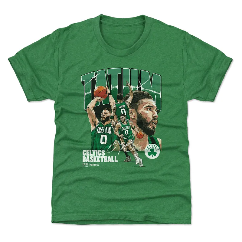 Jayson Tatum Boston Celtics Collage WHT