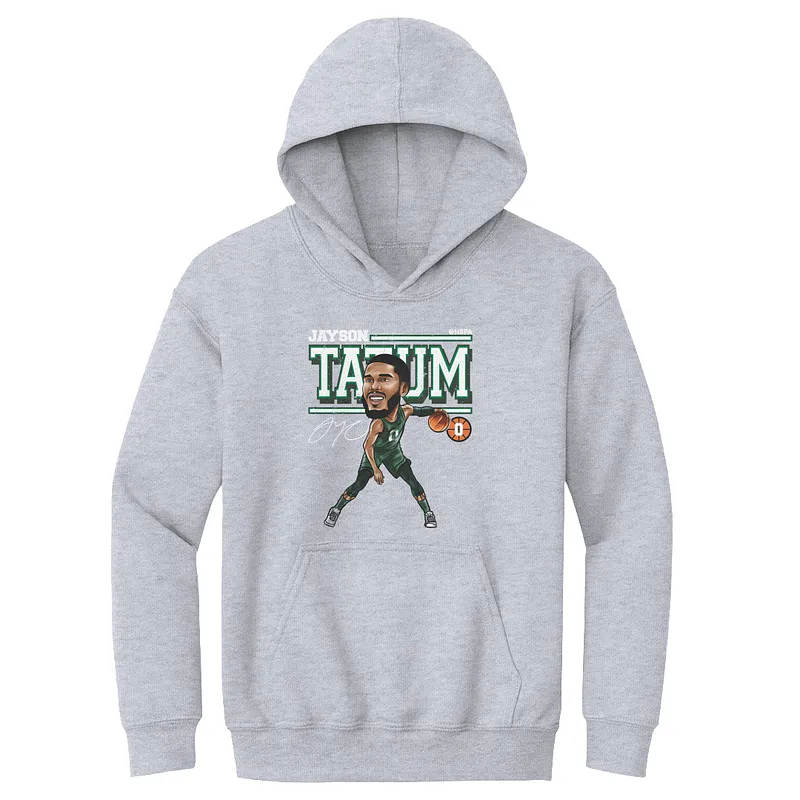 Jayson Tatum Cartoon WHT