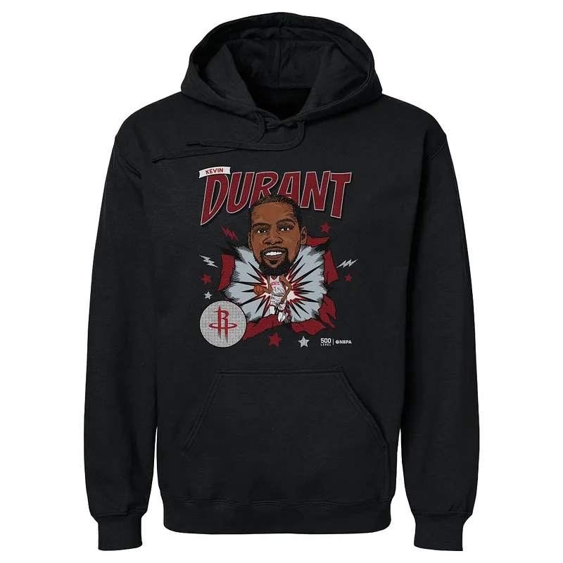 Kevin Durant Houston Rockets Caricature WHT