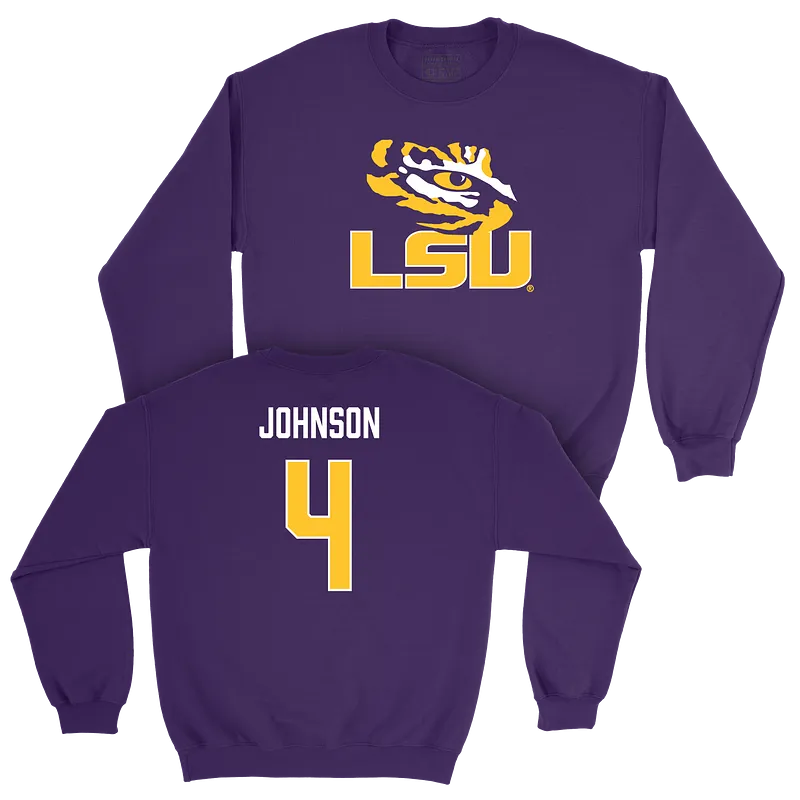 LSU Women's Basketball Purple Legacy Crew - Flau'jae Johnson | #4