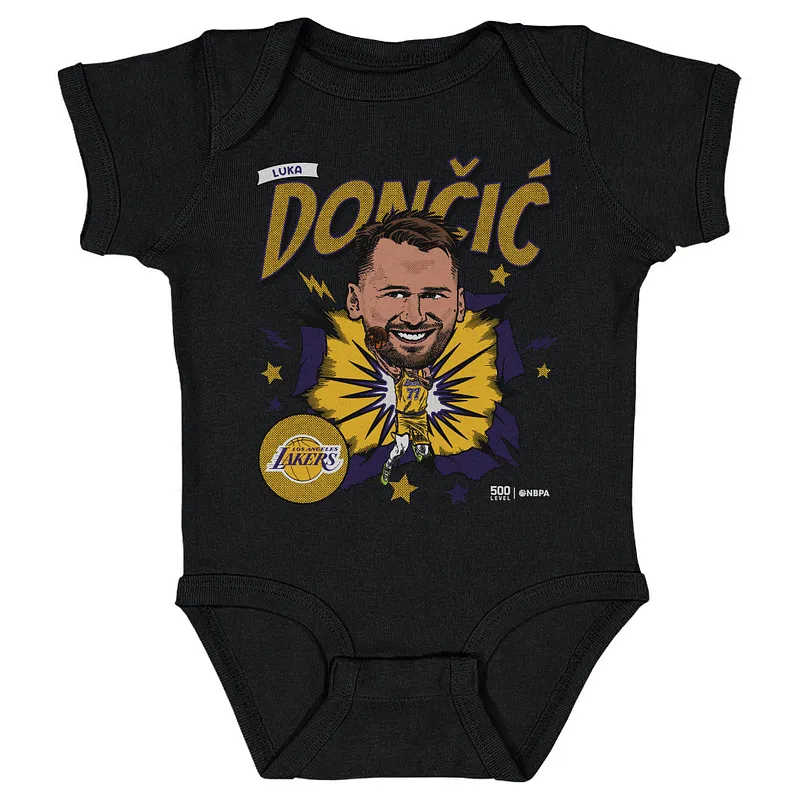 Luka Doncic Los Angeles Lakers Caricature WHT