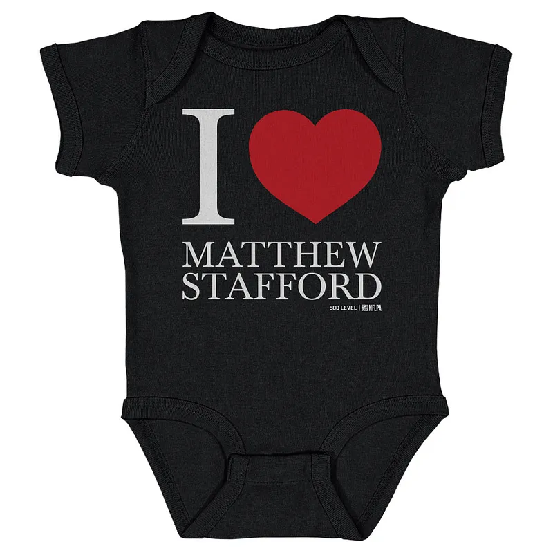 Matthew Stafford Los Angeles R I Love WHT