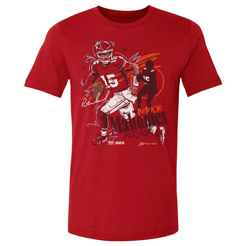 Patrick Mahomes Kansas City Scribble WHT