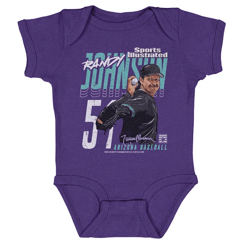 Randy Johnson Sports Illustrated & Arizona Player Name WHT