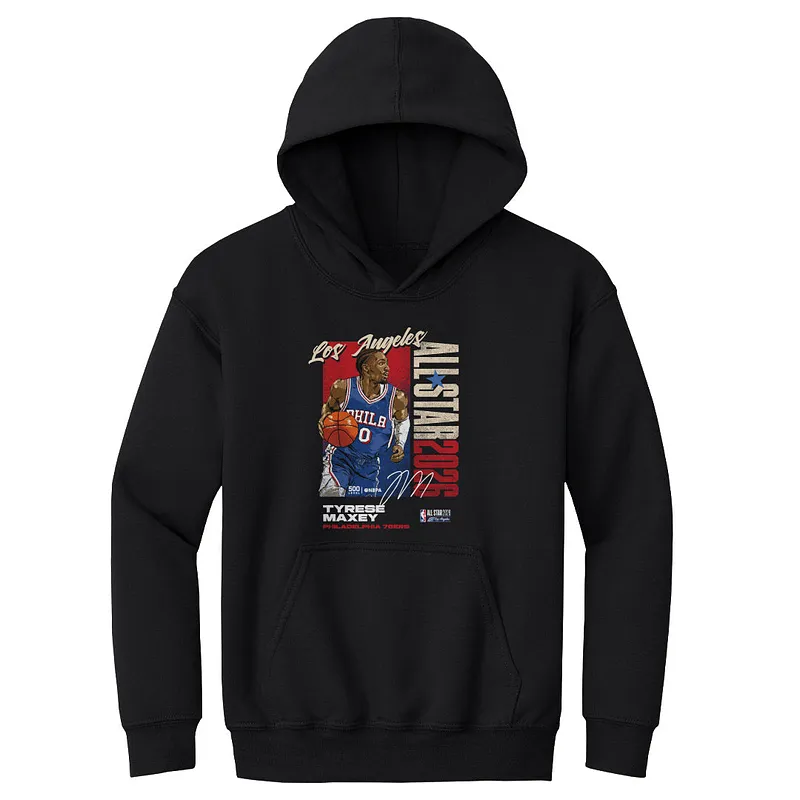 Tyrese Maxey Philadelphia 76ers 2026 NBA All-Star Vertical WHT