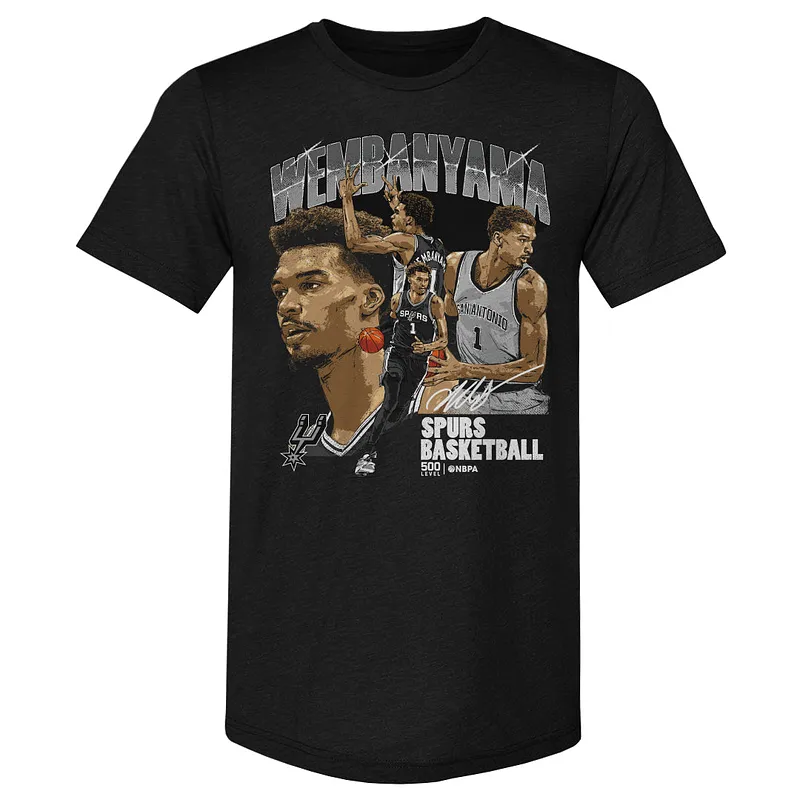 Victor Wembanyama San Antonio Spurs Collage WHT