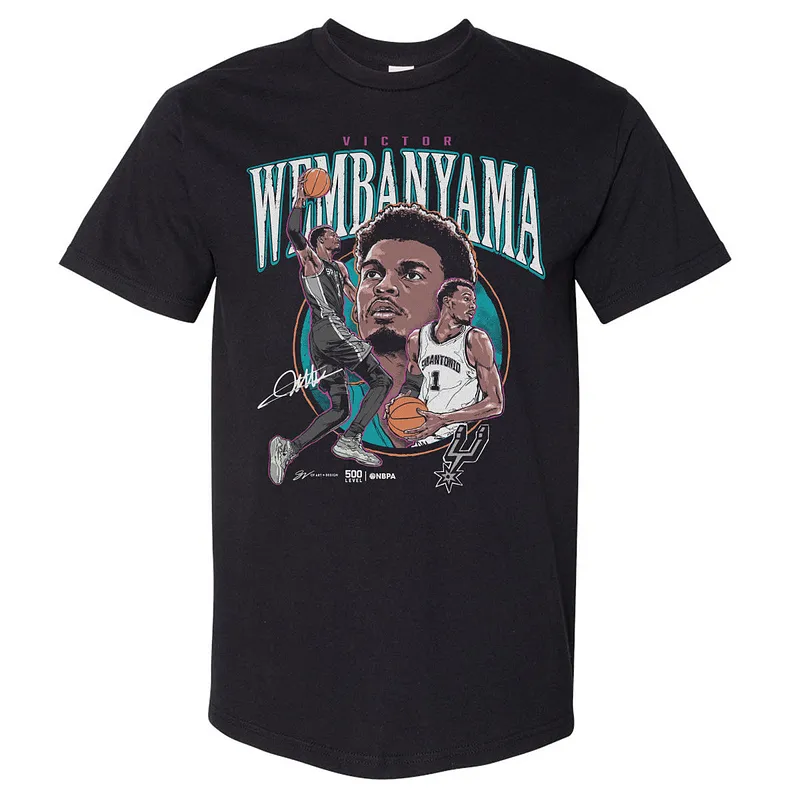 Victor Wembanyama San Antonio Spurs Trio WHT