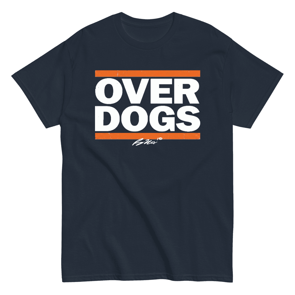 Bo Nix Overdogs T-shirt - Navy
