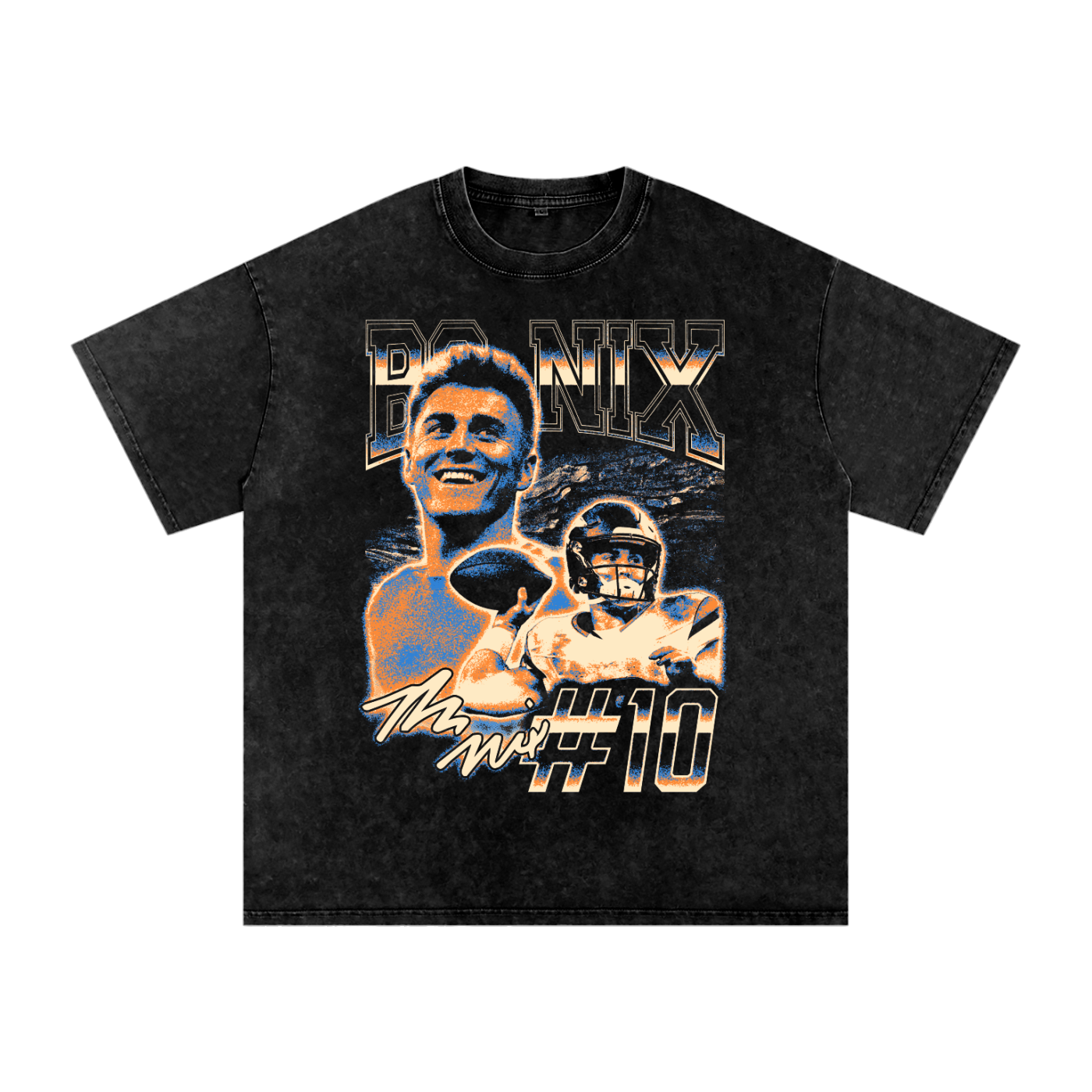 Bo Nix Vintage Boxy Washed T-shirt