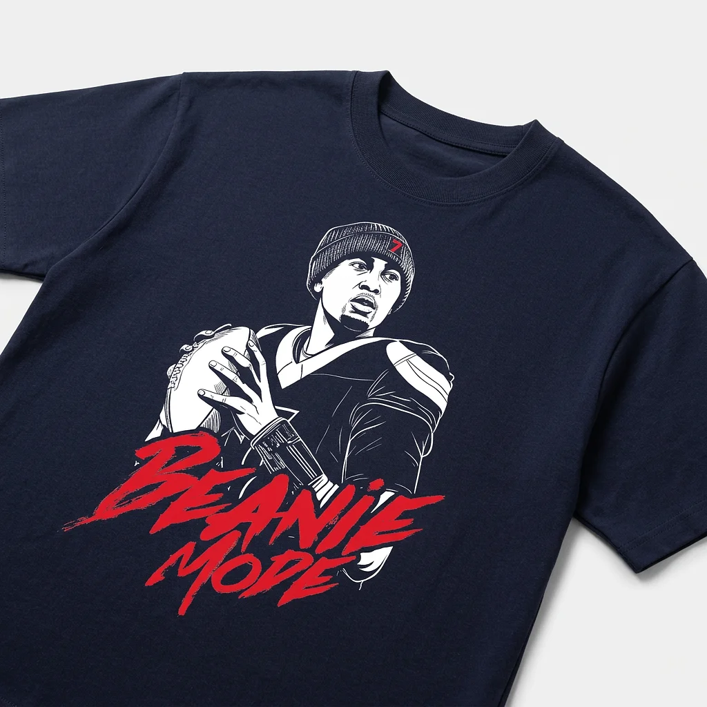 C.J. Stroud Houston Beanie Mode Oversized T-shirt