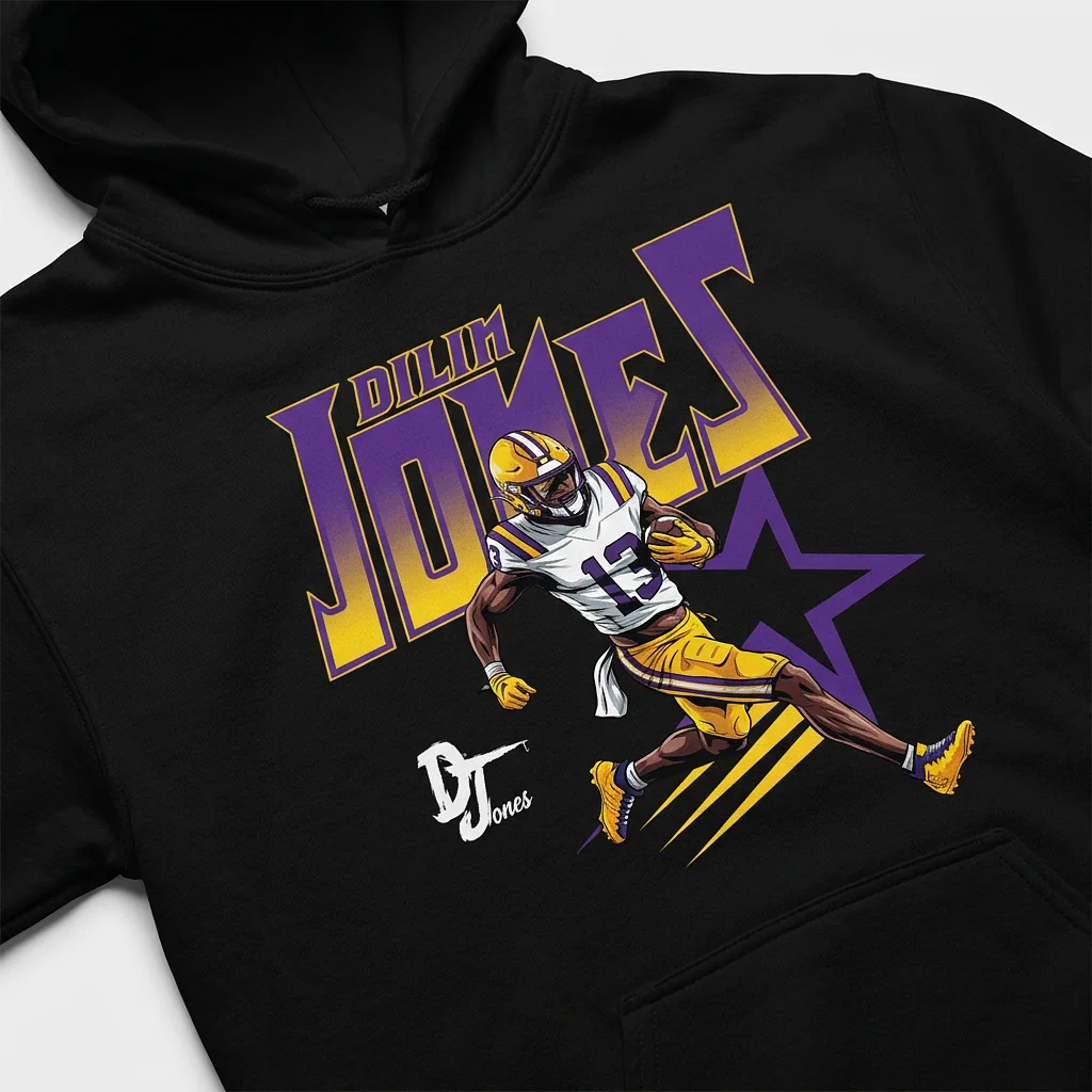Dilin Jones Illustration Hoodie White