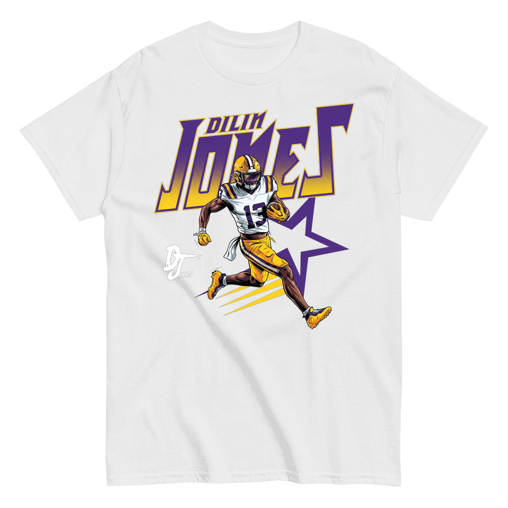 Dilin Jones Illustration T-shirt White — Ash