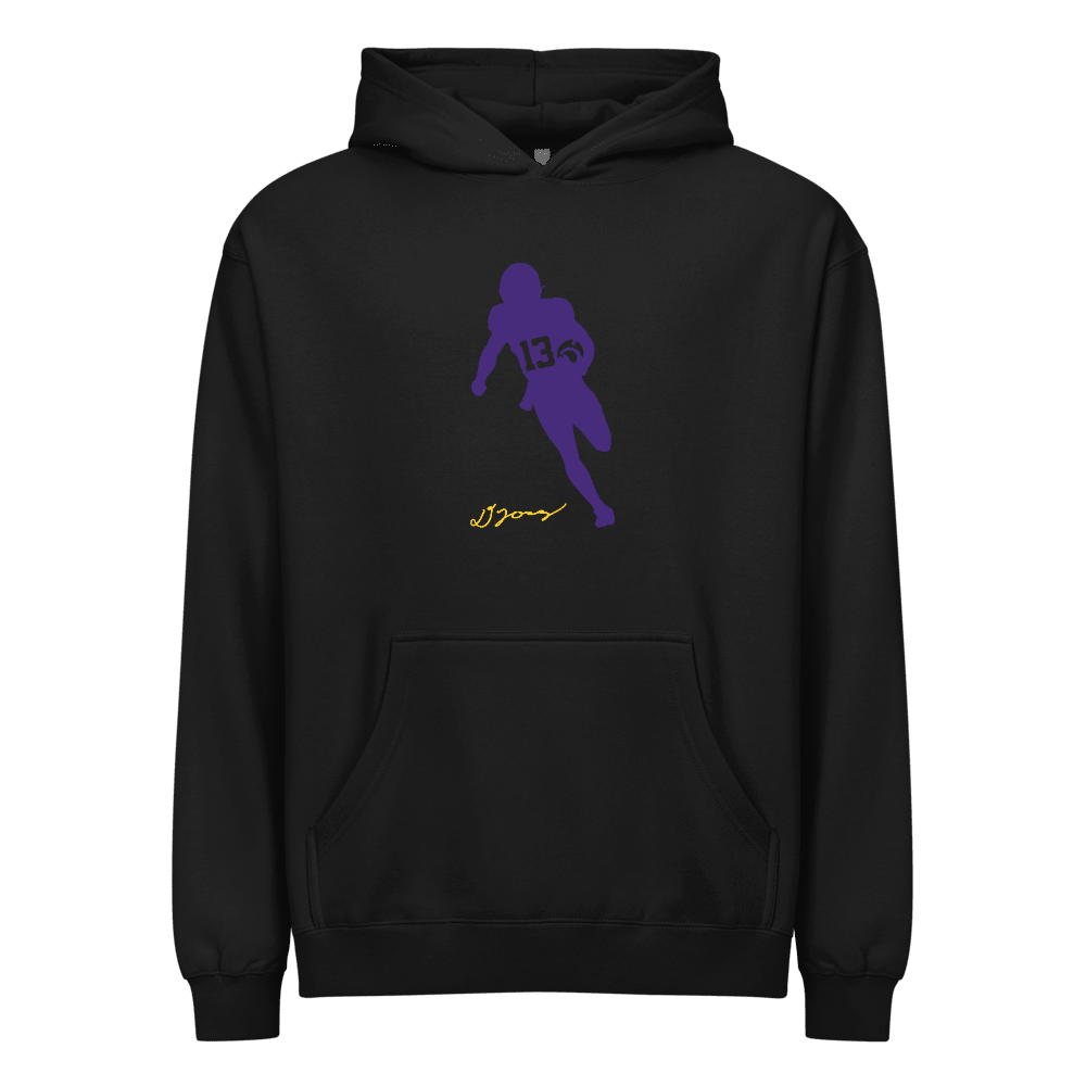 Dilin Jones Silhouette Boxy Hoodie Black - Black