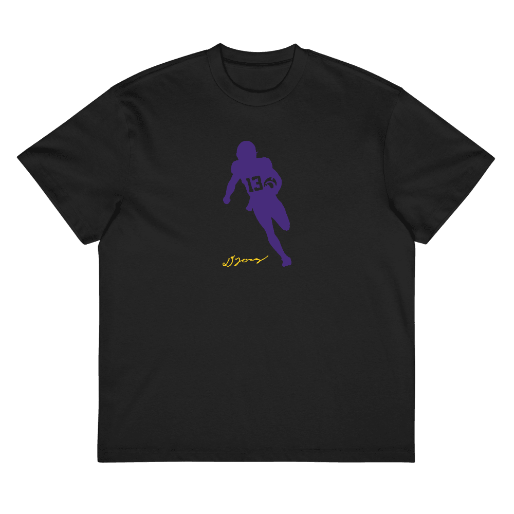 Dilin Jones Silhouette Boxy T-shirt Black - Black