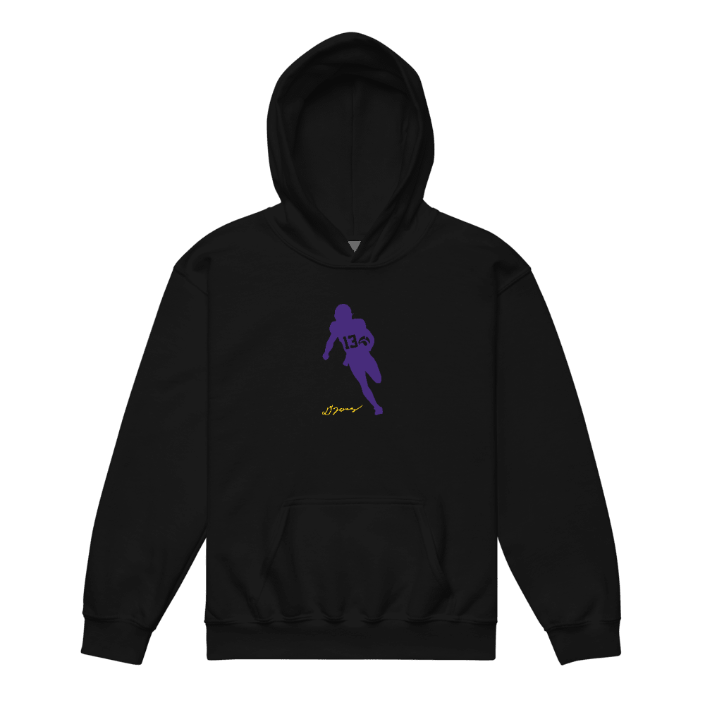 Dilin Jones Silhouette Youth Hoodie Black - Black