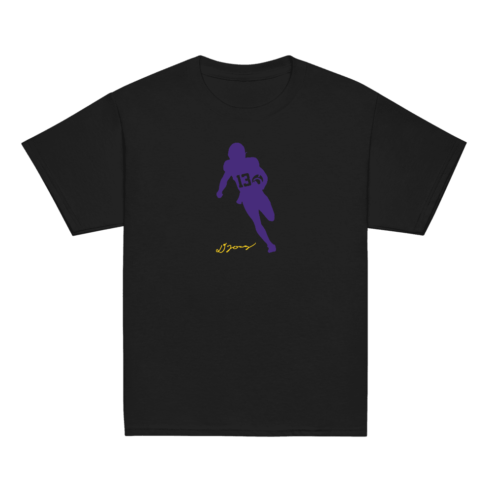 Dilin Jones Silhouette Youth T-shirt Black - Black