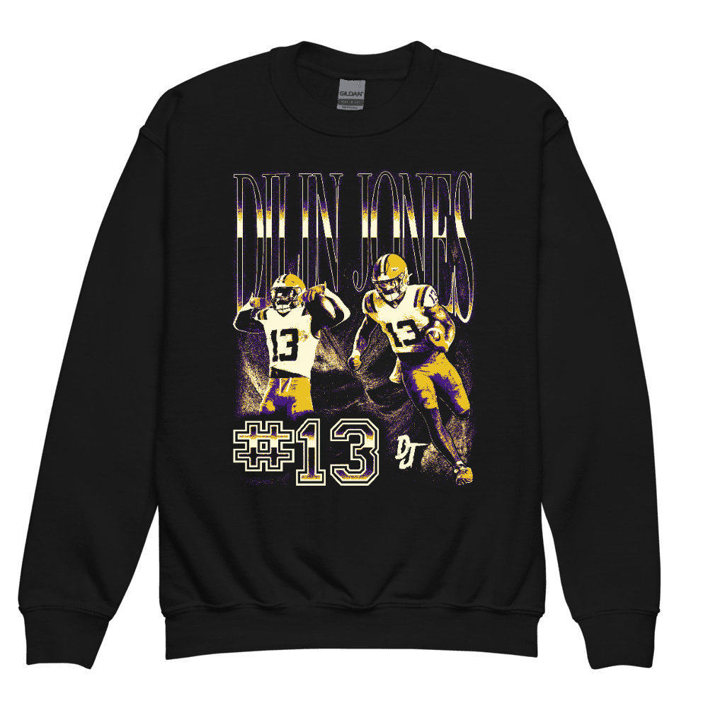 Dilin Jones Vintage Youth Sweatshirt - Black