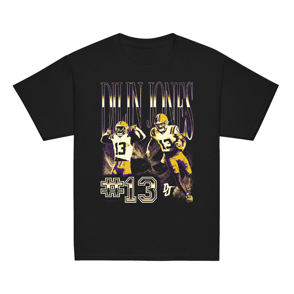 Dilin Jones Vintage Youth T-shirt - Black