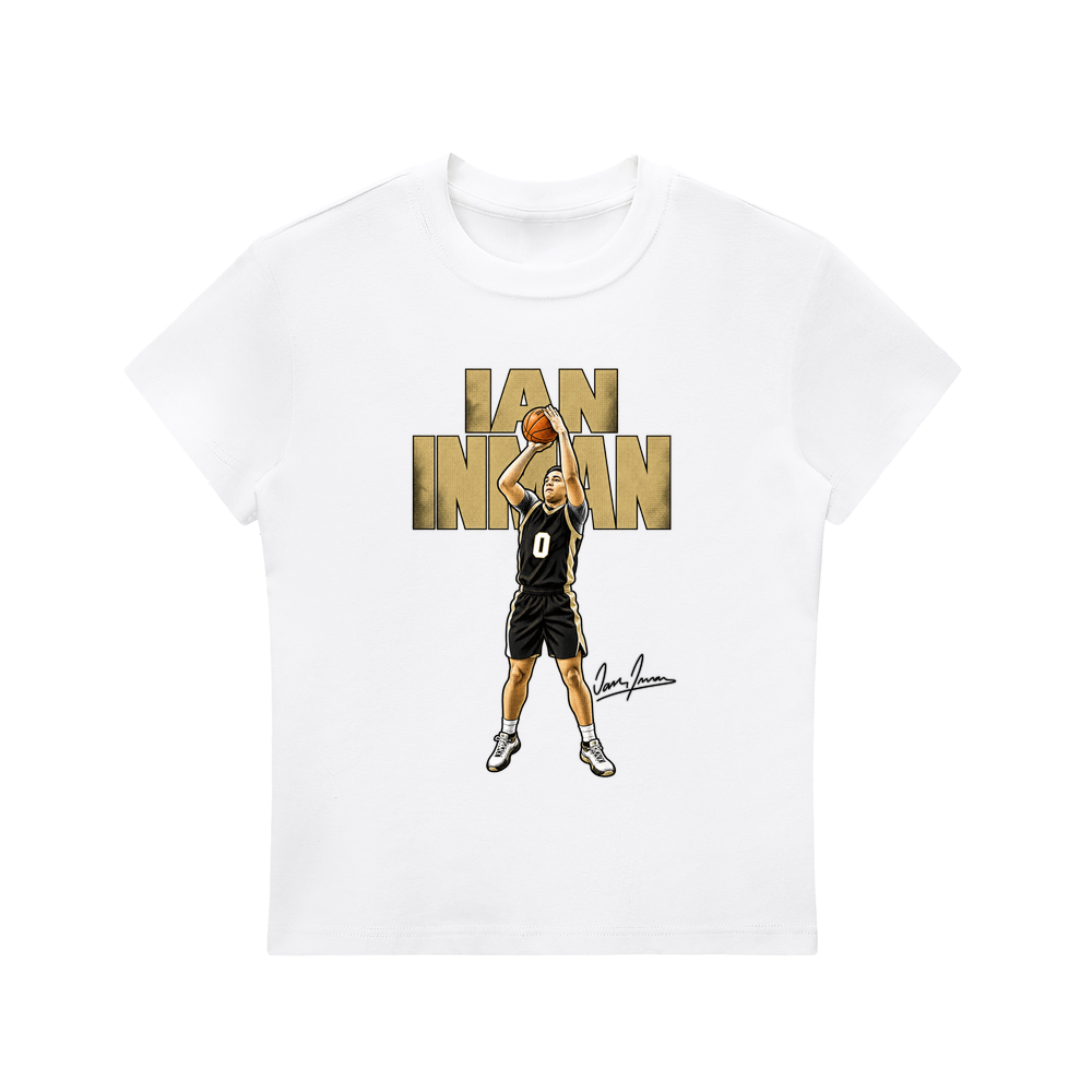 Ian Inman Halftone Women's T-shirt - White