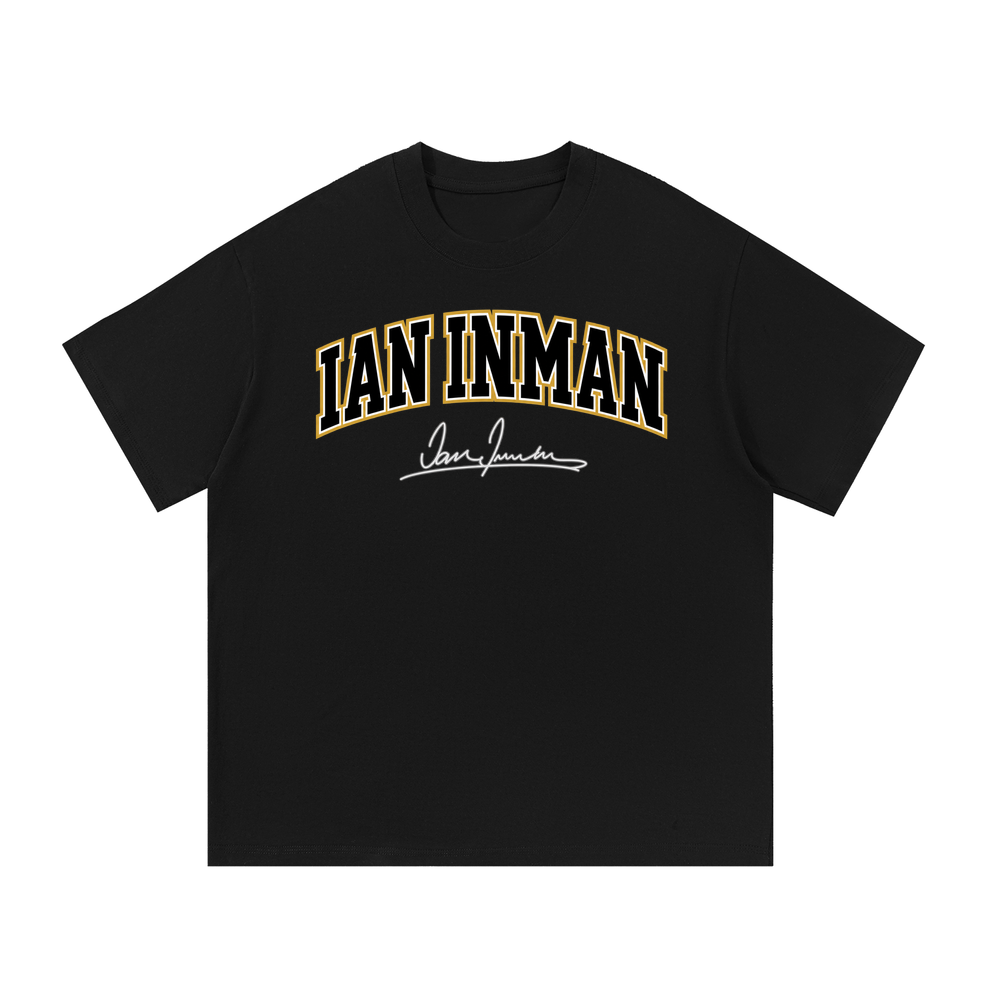 Ian Inman Varsity Wordmark Oversized T-shirt - Black