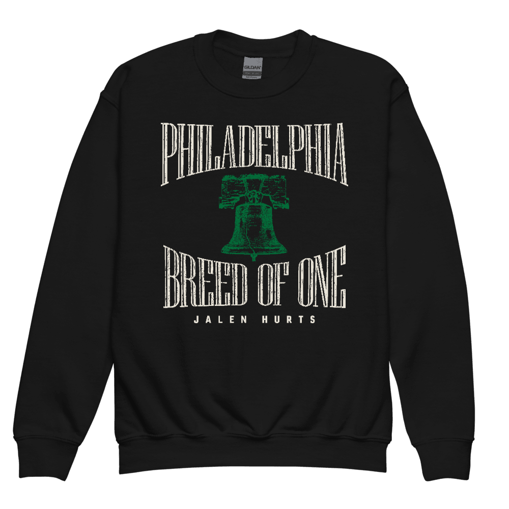 Jalen Hurts Liberty Bell Youth Sweatshirt - Black