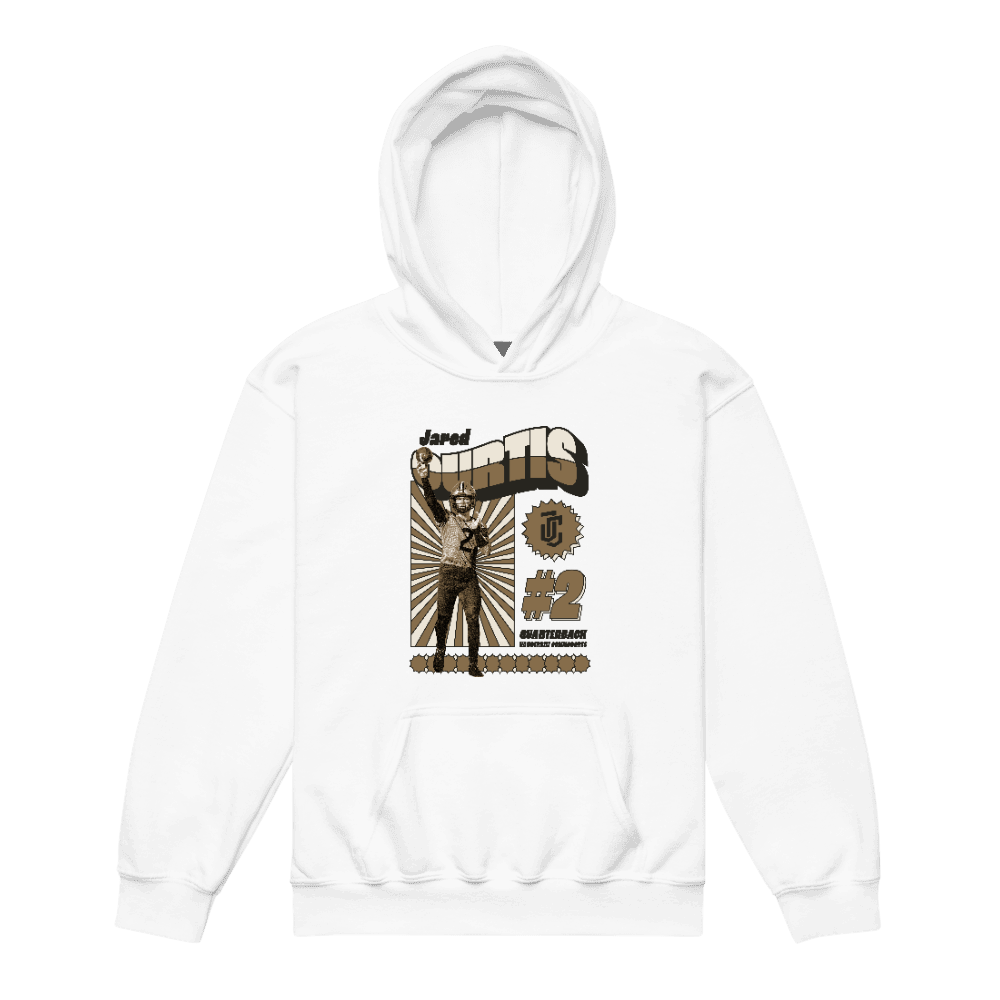 Jared Curtis Illustration Youth Hoodie White — White