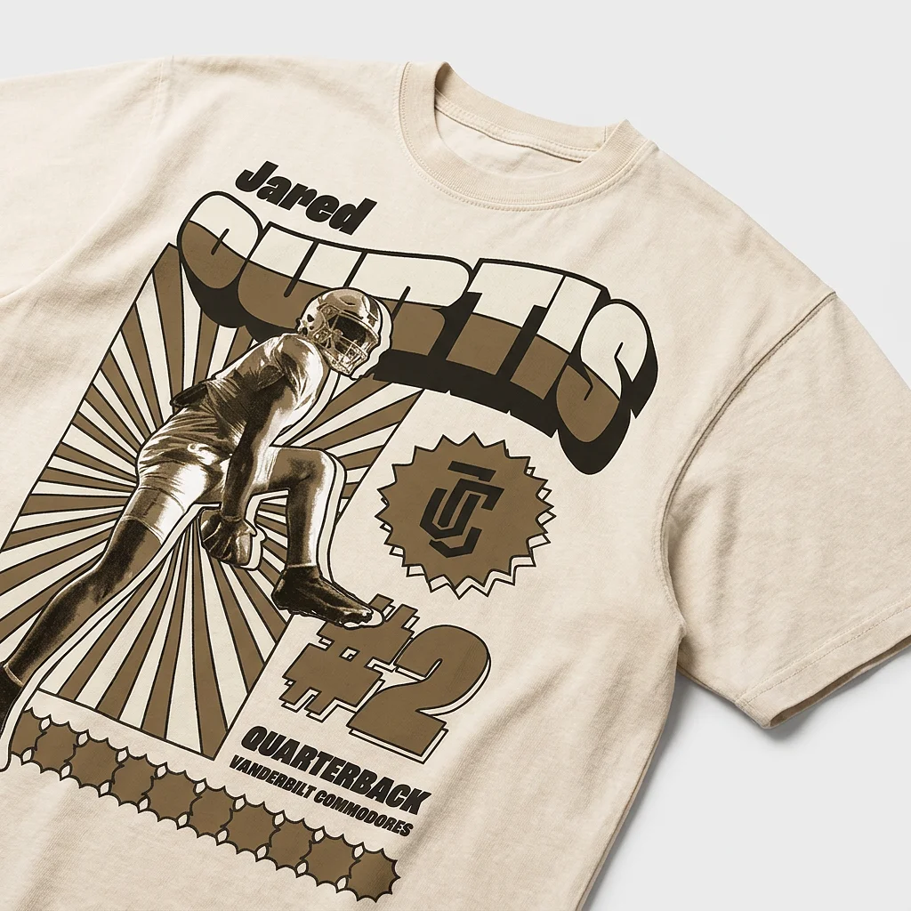 Jared Curtis Retro Oversized Washed T-Shirt
