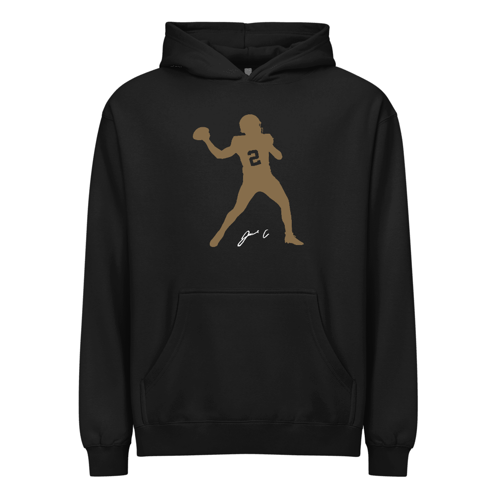 Jared Curtis Silhouette Boxy Hoodie Black - Black