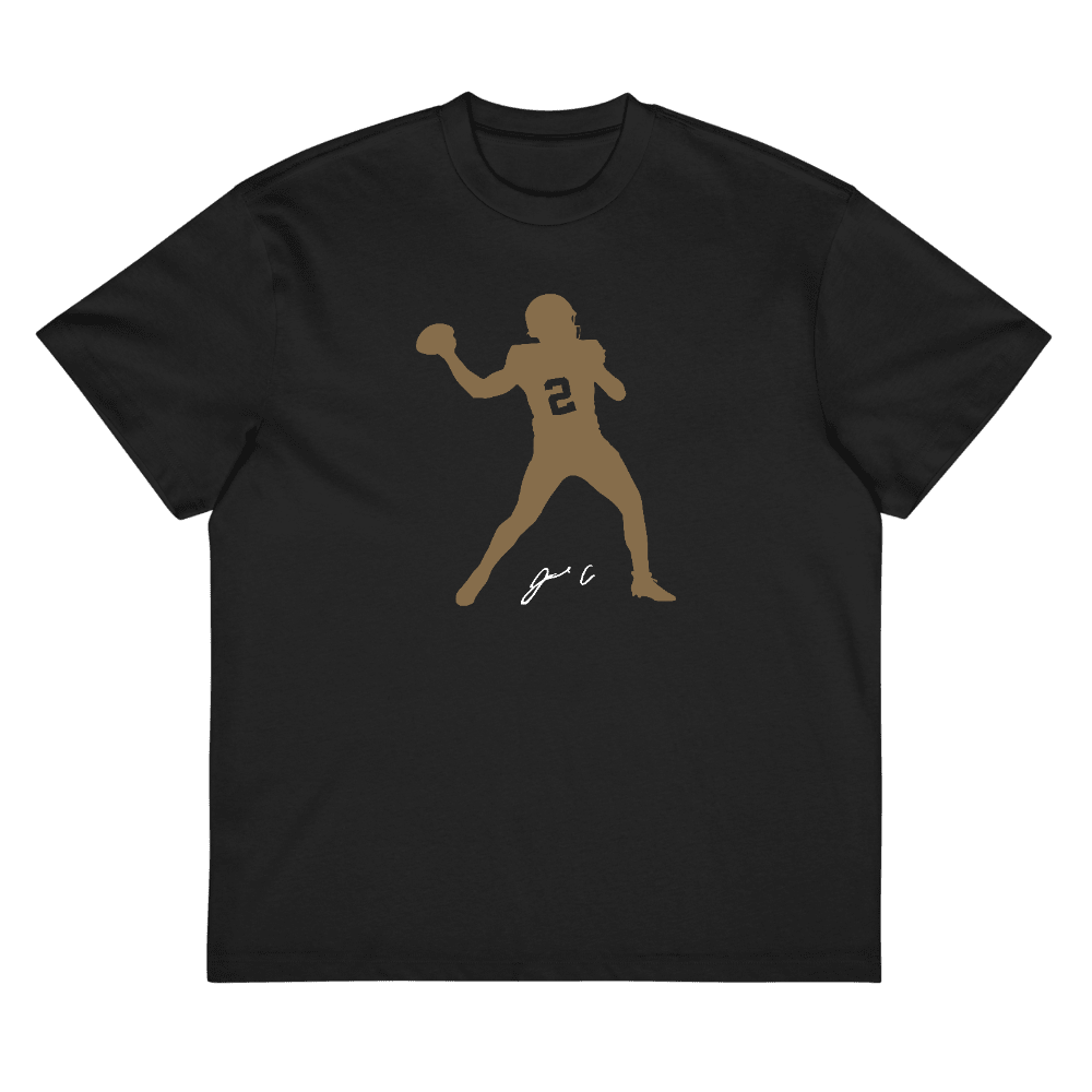 Jared Curtis Silhouette Boxy T-shirt Black - Black