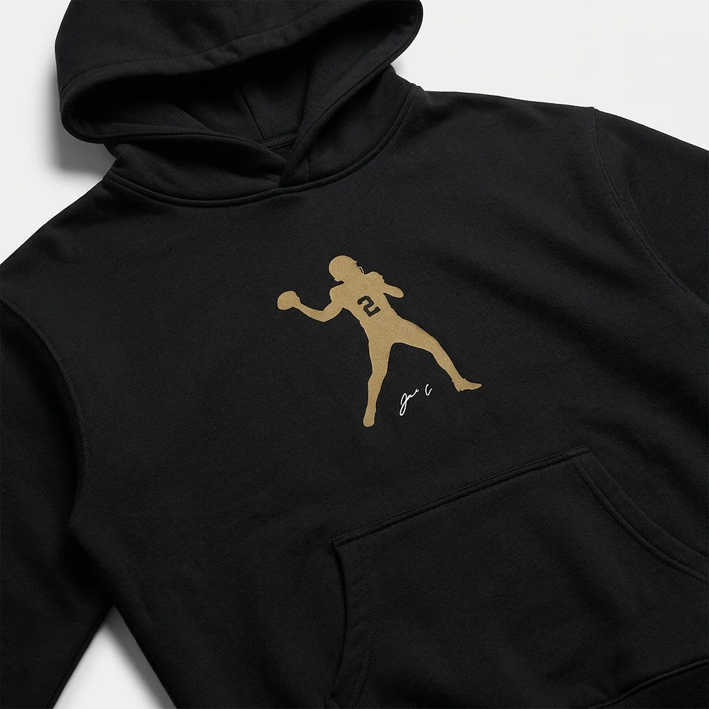 Jared Curtis Silhouette Oversized Boxy Hoodie