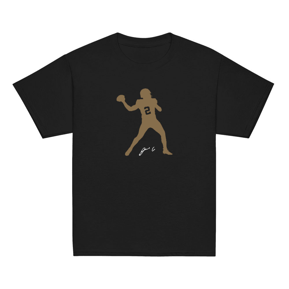 Jared Curtis Silhouette Youth T-shirt Black - Black