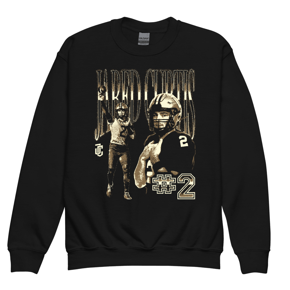 Jared Curtis Vintage Youth Sweatshirt - Black