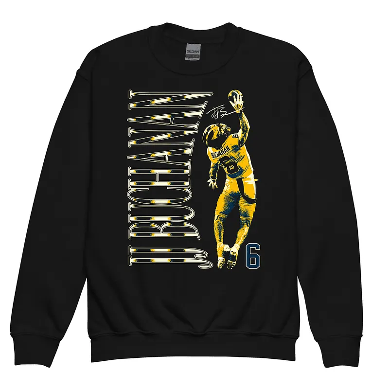 JJ Buchanan Vintage Youth Sweatshirt — Black