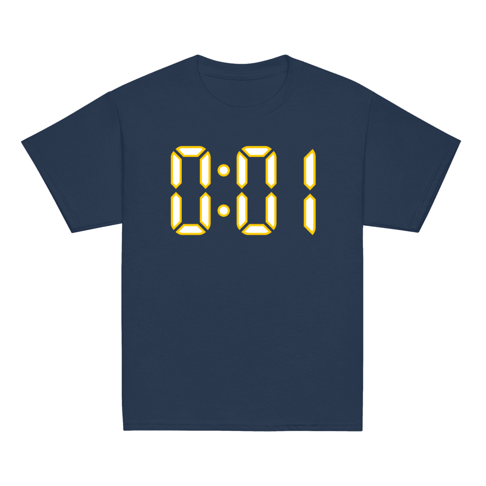 JJ Buchanan 0:01 0:01 Youth T-shirt Navy - Navy