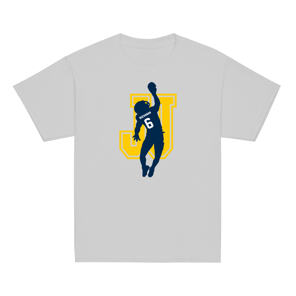 JJ Buchanan Silhouette Youth T-shirt - Sport Grey