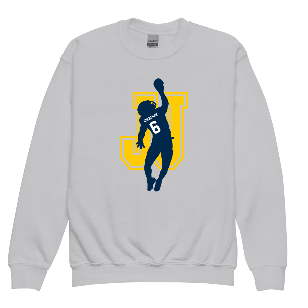 JJ Buchanan Silhouette Youth Sweatshirt - Sport Grey