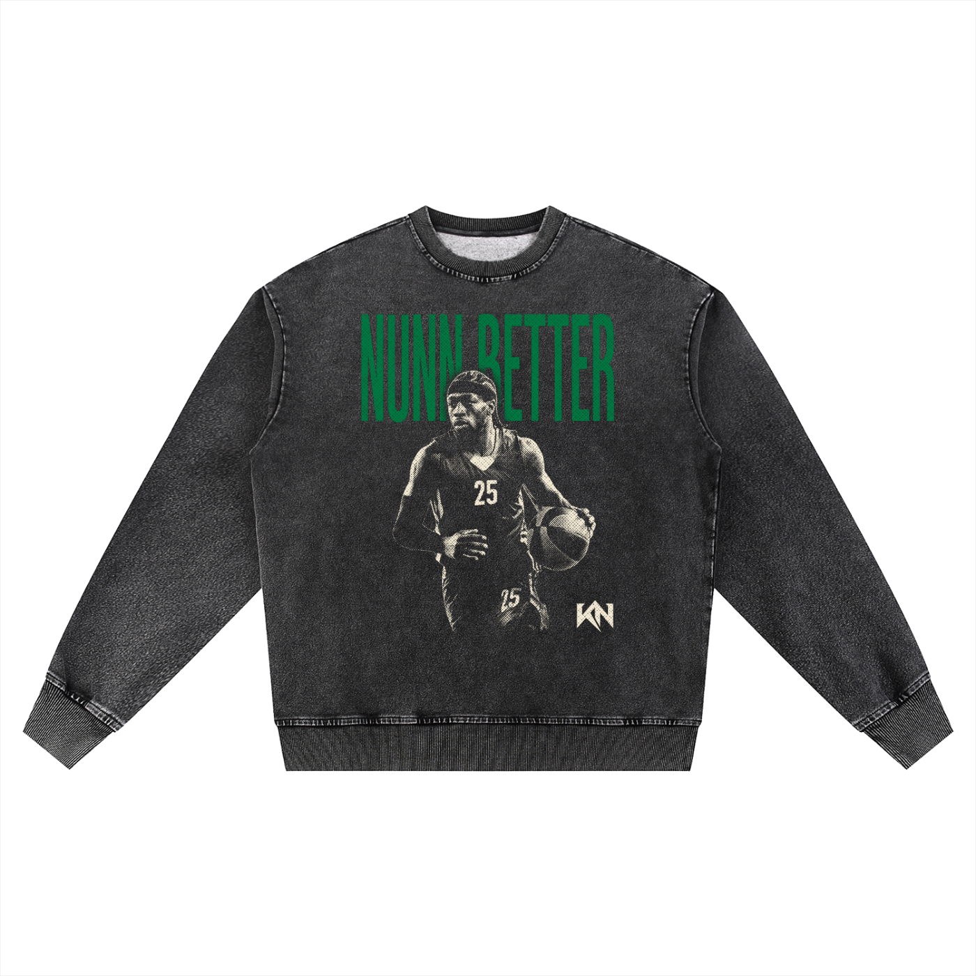 Kendrick Nunn Halftone Oversized Washed Sweatshirt